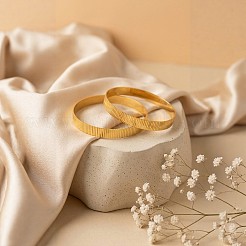 Brass Striped Bangles for Women&nbsp;WG1B245-01