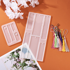 2Pcs 2 Styles DIY Bookmark Silicone Molds&nbsp;DIY-TA0004-66