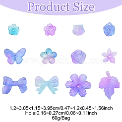 60G Transparent Acrylic Beads&nbsp;OACR-FS0001-90B