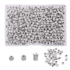 6Pcs 3 Styles Brass Micro Pave Cubic Zirconia Beads&nbsp;ZIRC-SZ0001-17