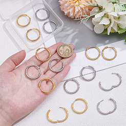 304 Stainless Steel Hoop Earrings&nbsp;EJEW-UN0001-06