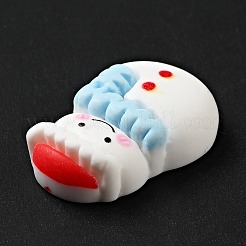 Opaque Christmas Resin Cabochons&nbsp;RESI-G039-08