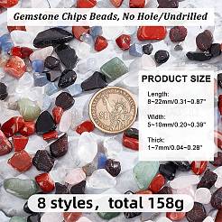 158G 8 Styles Natural Mixed Stone Beads&nbsp;G-NB0004-05