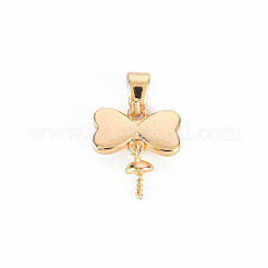 Brass Peg Bails Pendants&nbsp;KK-T062-171G-NF