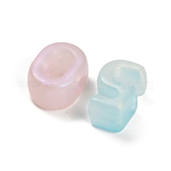 Two Tone Opaque Acrylic European Beads&nbsp;AC-CBA5040-05
