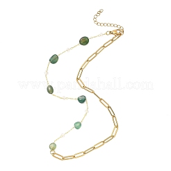 304 Stainless Steel Paperclip Chain Necklaces&nbsp;NJEW-JN05605