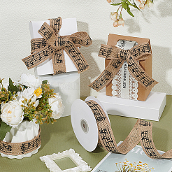 Burlap Ribbon&nbsp;OCOR-WH0105-061
