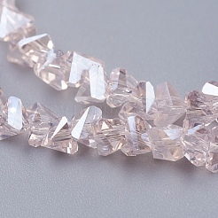 Electroplate Glass Beads Strands&nbsp;EGLA-J146-4mm-AB02