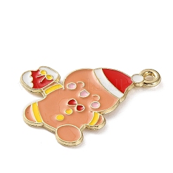 Christmas Theme Alloy Enamel Pendants&nbsp;ENAM-K074-03D