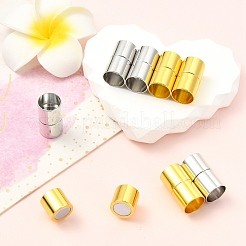 8Pcs 2 Colors Brass Magnetic Clasps&nbsp;FIND-YW0007-40