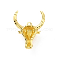Eco-friendly Rack Plating Brass Enamel Pendants&nbsp;KK-F843-21G
