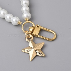 Glass Pearl DIY Keychains&nbsp;AJEW-WH0289-78