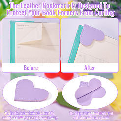 12Pcs 2 Styles Imitation Leather Book Corner Protectors&nbsp;AJEW-TA0001-99