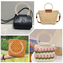 4Pcs Alloy Curb Chain Bag Handles&nbsp;FIND-BBC0004-22