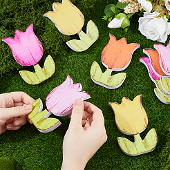 PVC Tulip Sculpture Display Decorations&nbsp;DJEW-WH0058-41