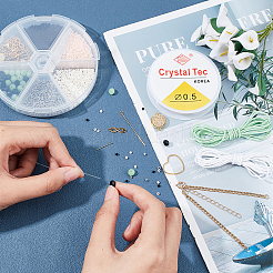 DIY Charm Bracelet Making Kits&nbsp;DIY-AR0002-47