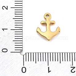 Ion Plating(IP) 304 Stainless Steel Charms&nbsp;STAS-P379-10G