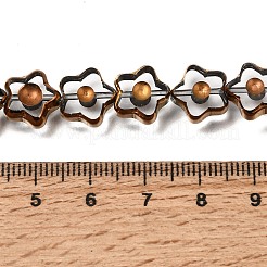 Electroplated Transparent Glass Beads Strands&nbsp;GL-CBA98F0-09B