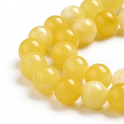 Natural White Jade Beads Strands&nbsp;G-G843-01-8mm