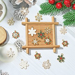 16Pcs 8 Styles Alloy Enamel with Rhinestone Pendants&nbsp;FIND-YW0005-88