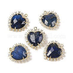 Natural Mixed Gemstone Faceted Heart Pendants&nbsp;G-I382-03G