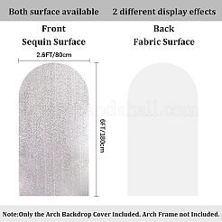 Fiber Wedding Arch Cover&nbsp;AJEW-WH20096-70B