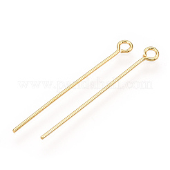 Brass Eye Pin&nbsp;KK-G331-09-0.7x35
