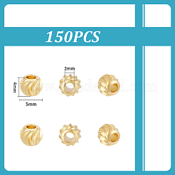 150Pcs Brass Spacer Beads&nbsp;KK-UN0002-86