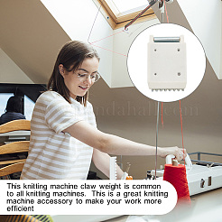 Iron & Plastic Knitting Machine Claw Hanger Weight&nbsp;DIY-WH0430-020