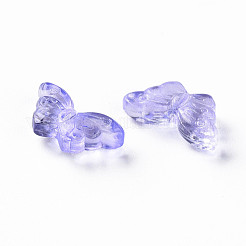 Transparent Spray Painted Glass Beads&nbsp;GLAA-S190-018