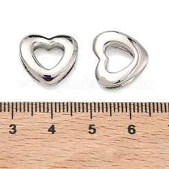 Brass Heart Linking Rings&nbsp;KK-B170-17P