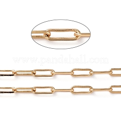 3.28 Feet Soldered Brass Paperclip Chains&nbsp;X-CHC-G005-03G