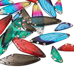 5 Sets 5 Colors Transparent Resin Pendants&nbsp;RESI-TA0001-79