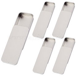 6Pcs Tinplate Storage Boxs with Slider Lids&nbsp;CON-CN0001-12B