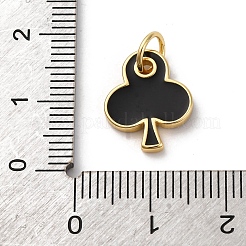 Brass Enamel Charms&nbsp;KK-Q098-25G-B02