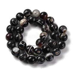 Natural Tibetan Agate(Dyed & Heated) 1-Eye Beads Strands&nbsp;G-G163-A02-04