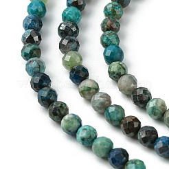 Natural Chrysocolla Beads Strands&nbsp;G-Z034-A03-03