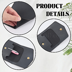 2Pcs 2 Colors Rectangle PU Leather Pen Holder Case&nbsp;AJEW-CL0003-18A