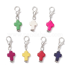 Synthetic Turquoise Pendant Decorations&nbsp;KEYC-JM03884