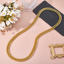 1Pc 15MM Aluminum Alloy Cuban Link Chain Necklaces&nbsp;NJEW-SP0001-21A