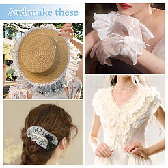 10 Yards Polyester Lace Trims&nbsp;OCOR-TA0002-11B
