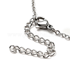 Openable Faceted Natural & Synthetic Mixed Stone Perfume Bottle Pendant Necklaces for Women&nbsp;NJEW-F296-03P