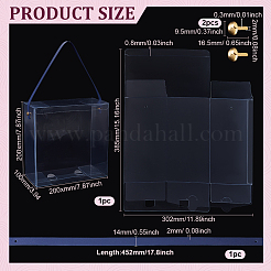Transparent Plastic Bag Gift Packaging&nbsp;CON-WH0085-104A