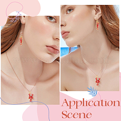10Pcs Brass Enamel Pendants&nbsp;KK-BBC0025-02