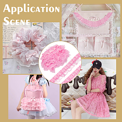 7.7~8M Stain Flower Lace Ribbon&nbsp;OCOR-FG0002-35B