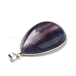 Natural Fluorite Pendants&nbsp;G-H285-04P