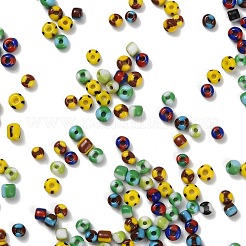 6/0 Opaque Colours Seep Glass Beads&nbsp;SEED-P002-16