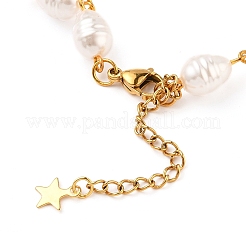 Brass Crescent Moon Bracelets&nbsp;BJEW-JB05557