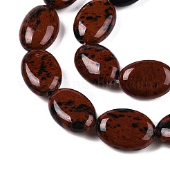 Natural Mahogany Obsidian Beads Strands&nbsp;G-M206-55