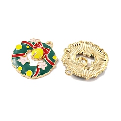 Christmas Theme Rack Plating Alloy Pendants&nbsp;FIND-M020-04G-04